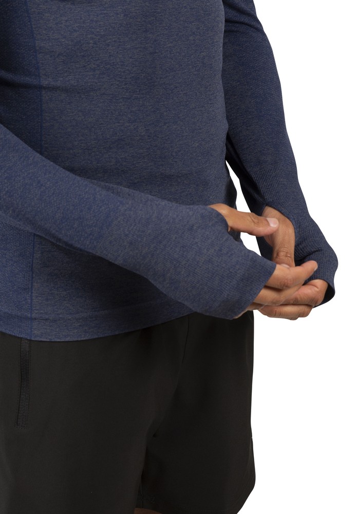 TrespassLongsleeveTimo-MaleActiveTopTp75NavyMarl-L