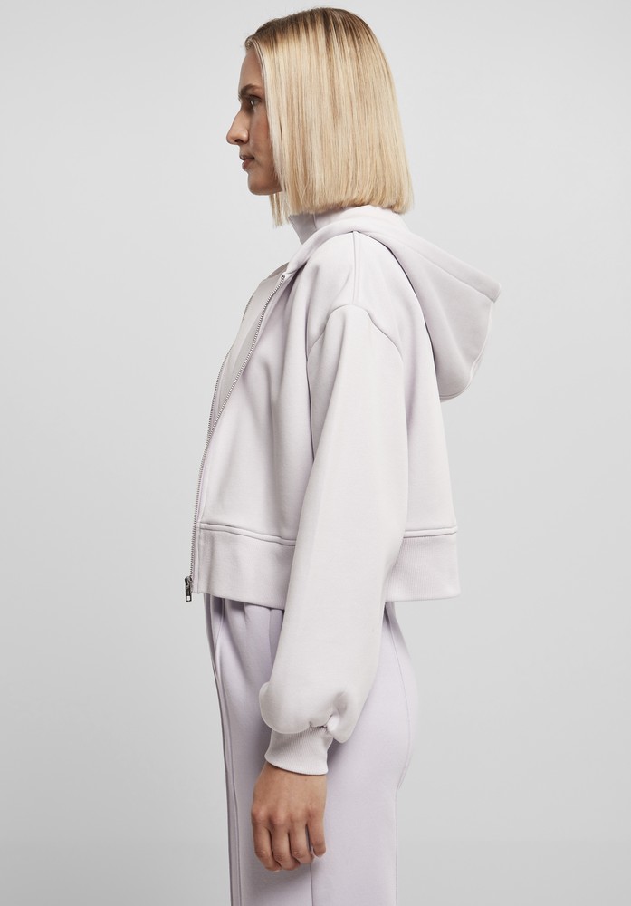 UrbanClassicsDamenLadiesShortOversizedZipJacketSoftlilac-3XL