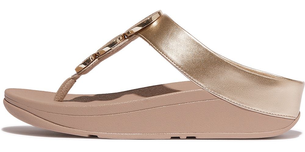 FitFlopDamenFlipFlopsHaloBead-CircleMetallicToe-PostSandalsHJ1