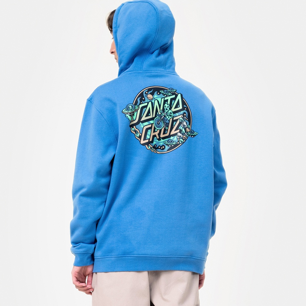 SantaCruzHoodieWinkowskiDopePlanet2CentreHoodSCM-H3409AzureBlue-XS