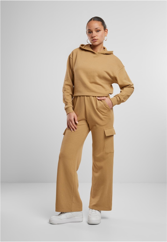 UrbanClassicsDamenLadiesOversizedCroppedLightTerryHoodieTB6854Unionbeige-3XL
