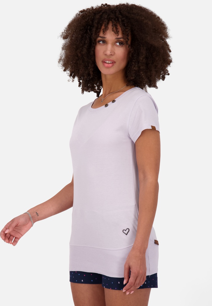 AlifeKickinDamenShirtkurzarmBundCocoAKA62006-2401GentleLavenderMelange-XS