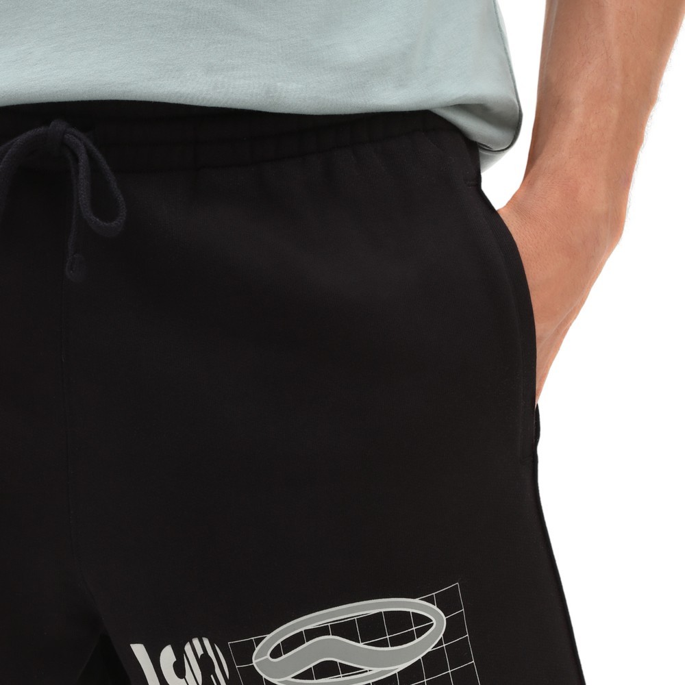 VansHerrenShortsCommercialDnaRelaxedFleeceShortBlack