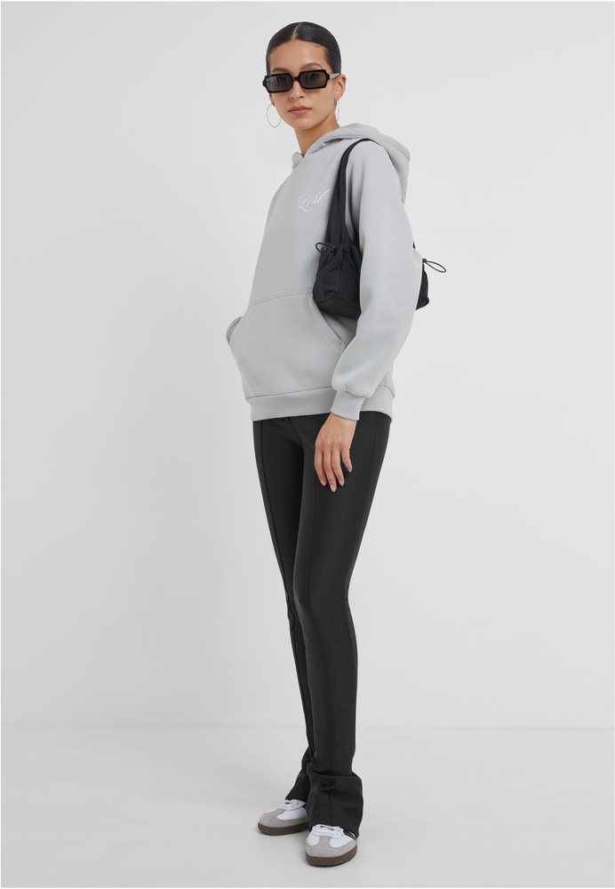 MissTeeDamenLostFlowersLadiesFluffyHoodyMST216Lightasphalt-3XL