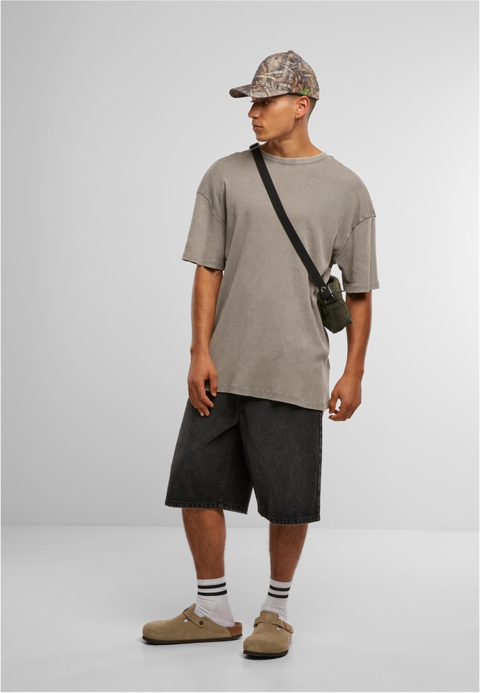 UrbanClassicsT-ShirtWashedRibTeeTB7346Steelgrey-3XL