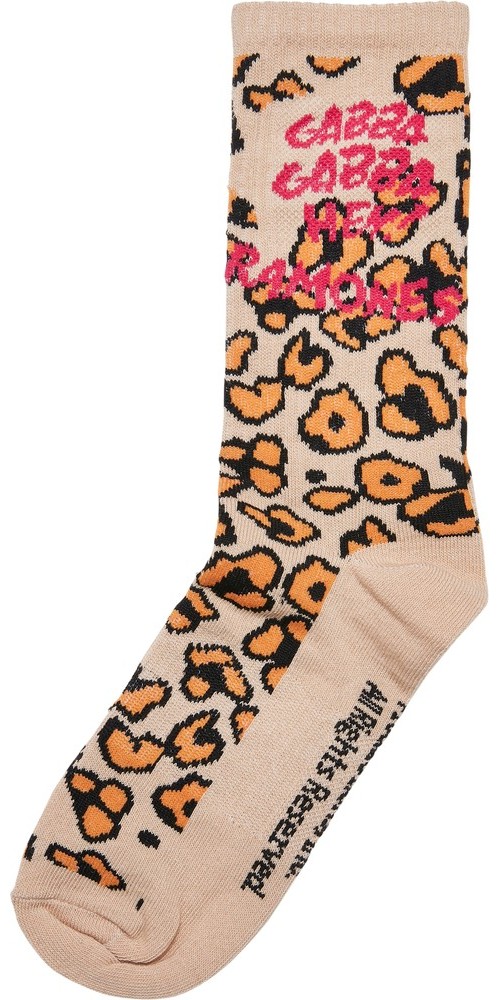 MerchcodeSockenRamonesLeoSocks2-PackLeoAopOffwhite