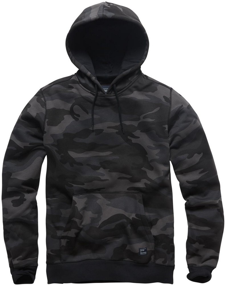 VintageIndustriesHoodieDerbyHoodedSweatshirtDarkCamo-S