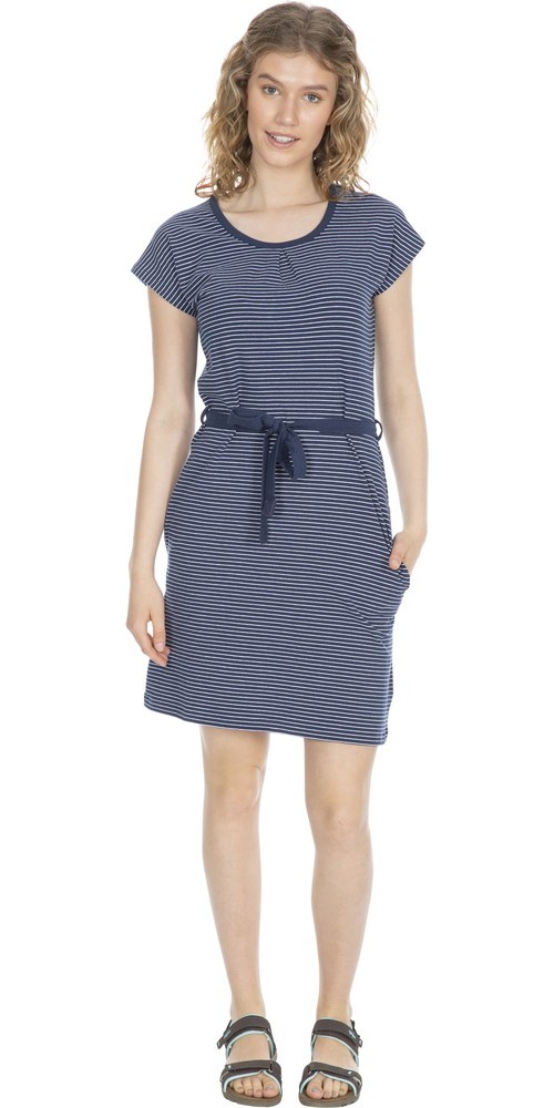 TrespassDamenKleidLidia-FemaleDressNavyStripe