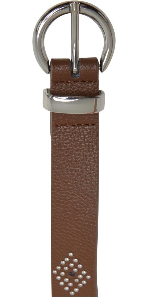 UrbanClassicsDamenGrtelLadiesRivetBeltTB7404Brown-LXL