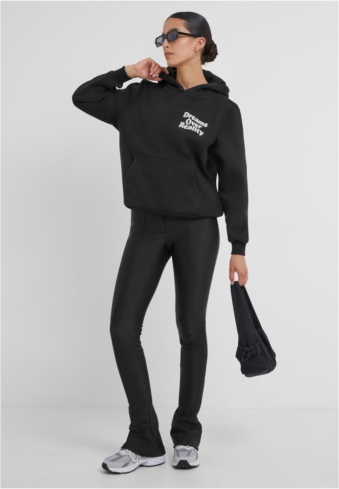 MissTeeDamenDreamsOverRealityLadiesFluffyHoodyMST214Black-3XL
