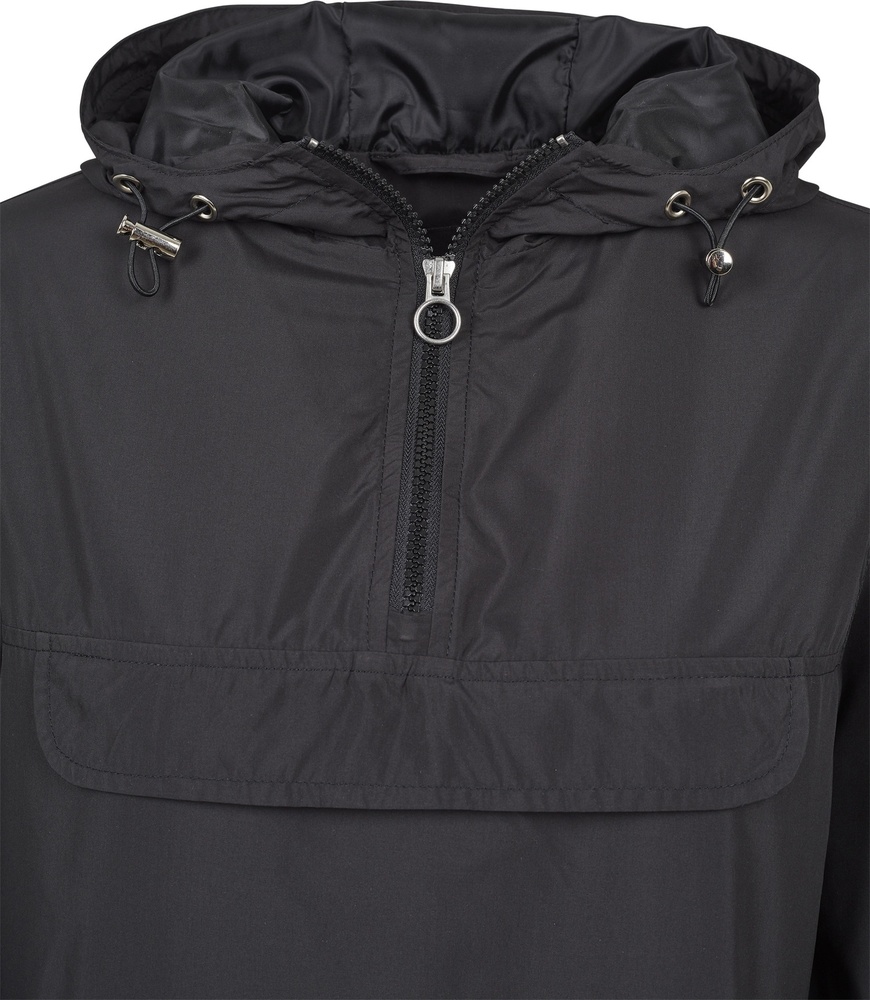 UrbanClassicsKinderJackeGirlsBasicPulloverJacketBlack-110116