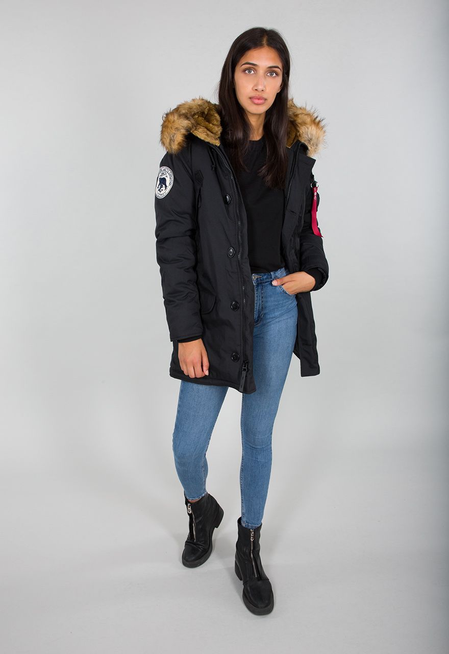 AlphaIndustriesDamenJackePolarJacketWomenBlack