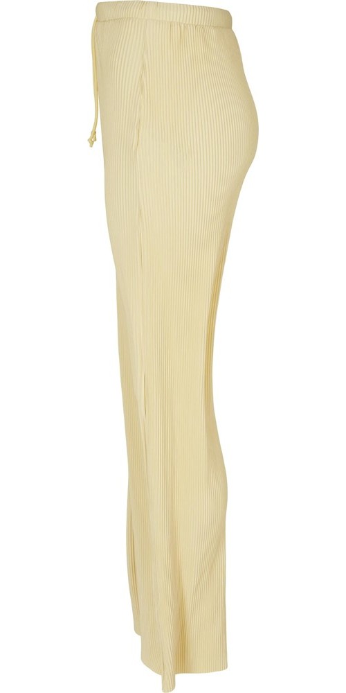 UrbanClassicsDamenLadiesPlissePantsSoftyellow-3XL