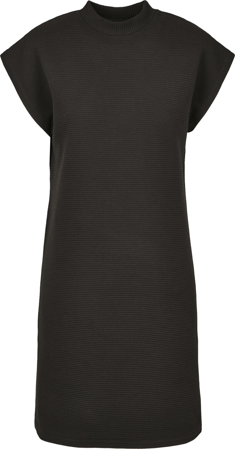 UrbanClassicsKleidLadiesNapsTerryExtendedShoulderDressBlack