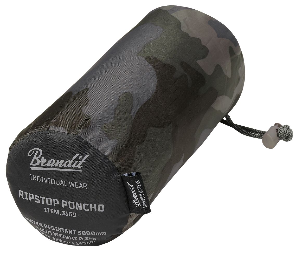 BranditJackeRipstopPonchoinDarkcamo