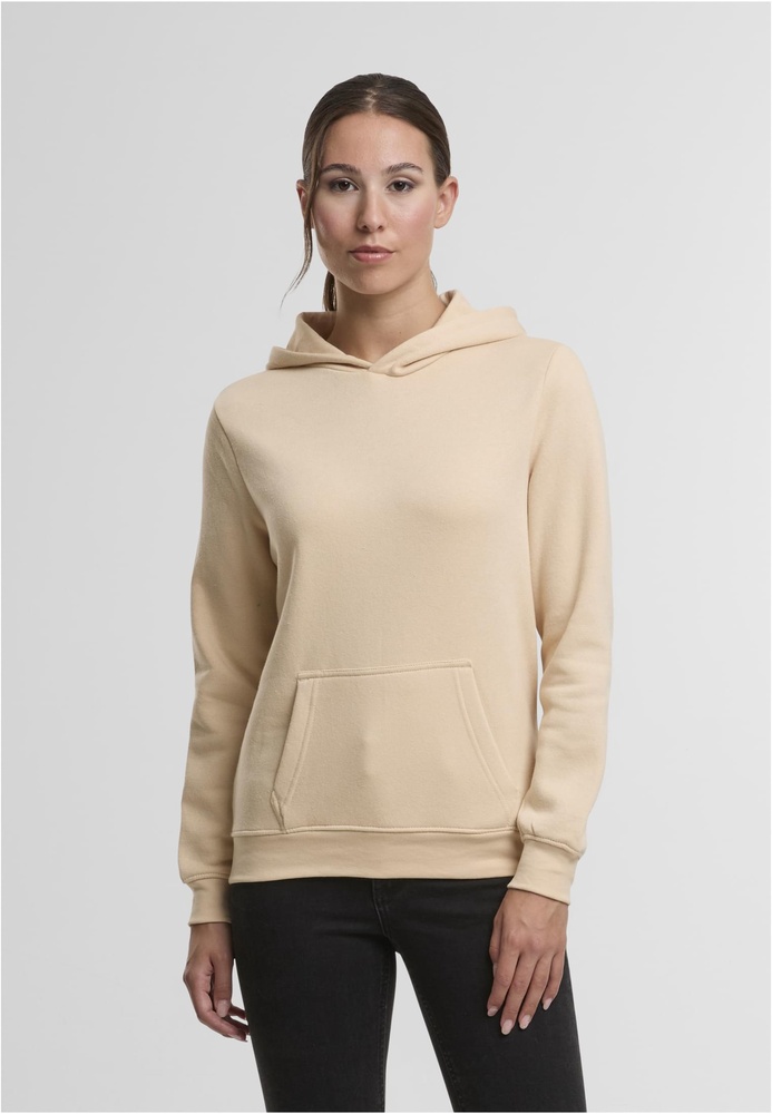 UrbanClassicsDamenLadiesBasicEssentialHoodyTB8009Sand-3XL