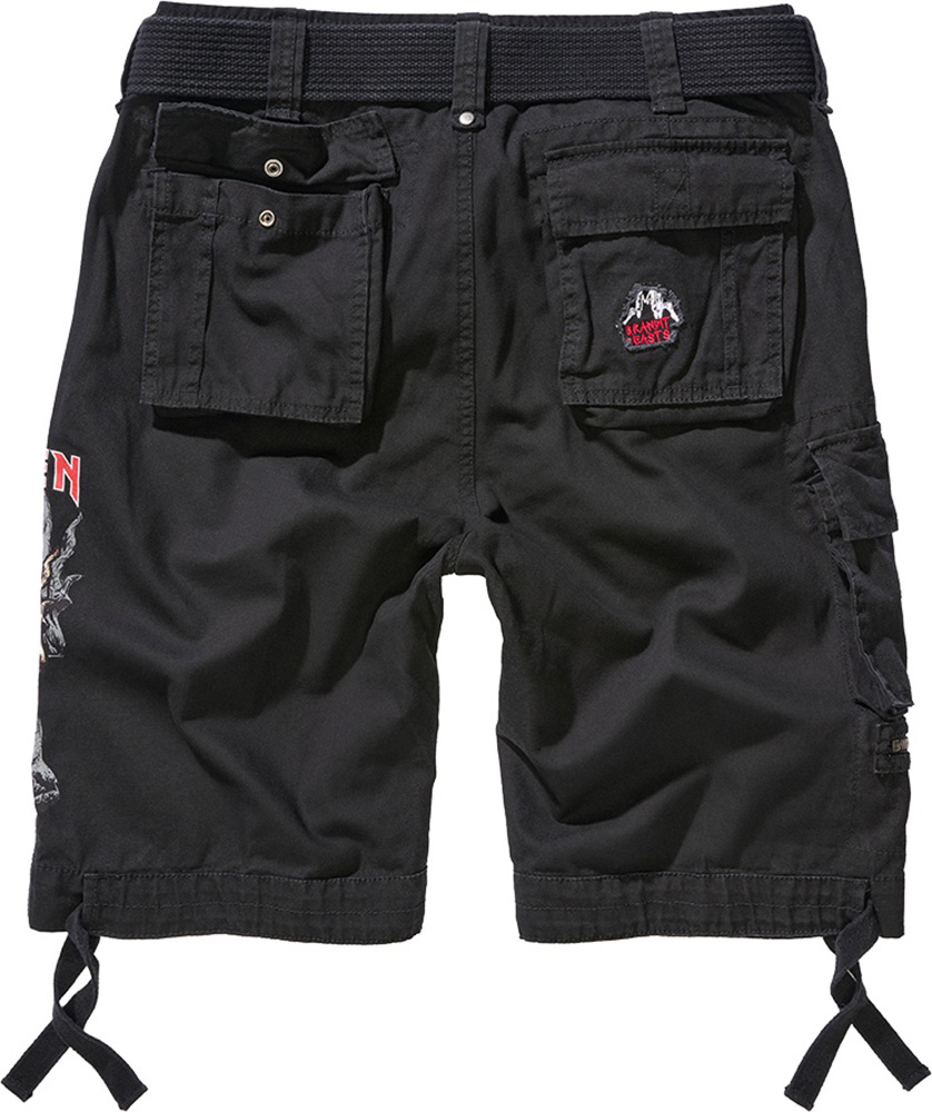BranditShortIronMaidenSavageShortsTheNumberOfTheBeastBlackEdition61052Black-L