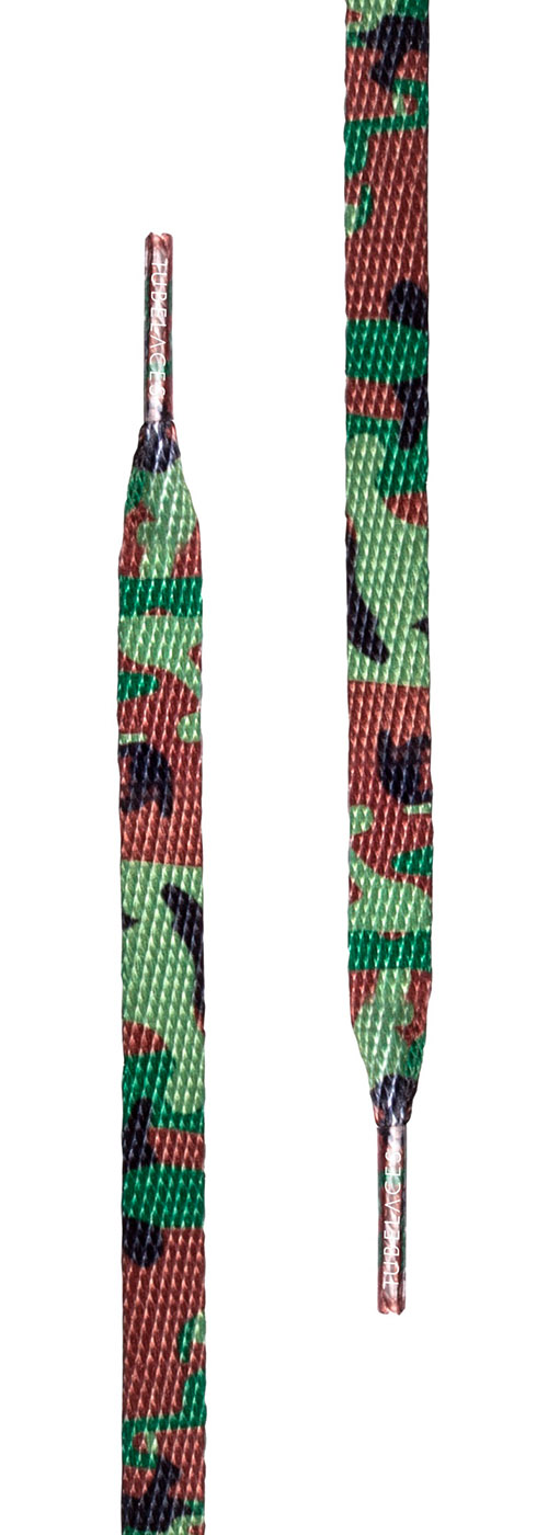 TubelacesSchnrsenkelSpecialFlatGreenCamouflage