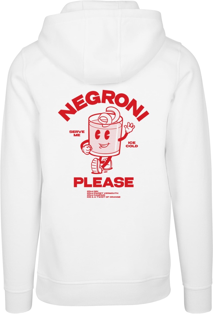MisterTeeNegroniPleaseHoodyMT3650White-3XL