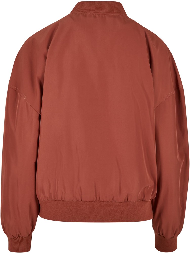 UrbanClassicsDamenLadiesRecycledOversizedLightBomberJacketTerracotta-3XL