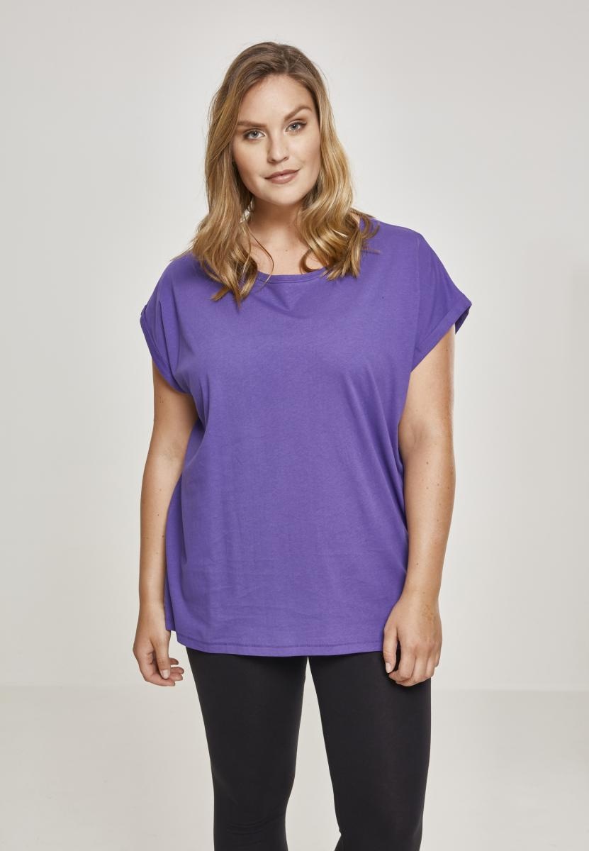 UrbanClassicsFemaleShirtLadiesExtendedShoulderTeeUltraviolet-3XL