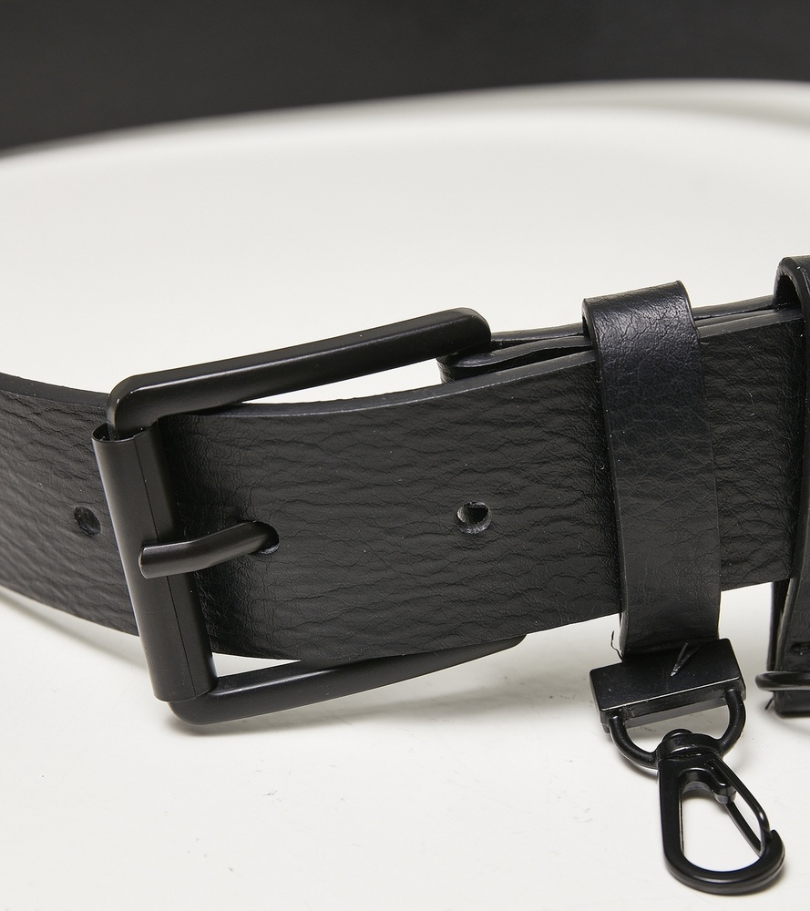 UrbanClassicsGrtelImitationLBeltWithKeyChainBlack