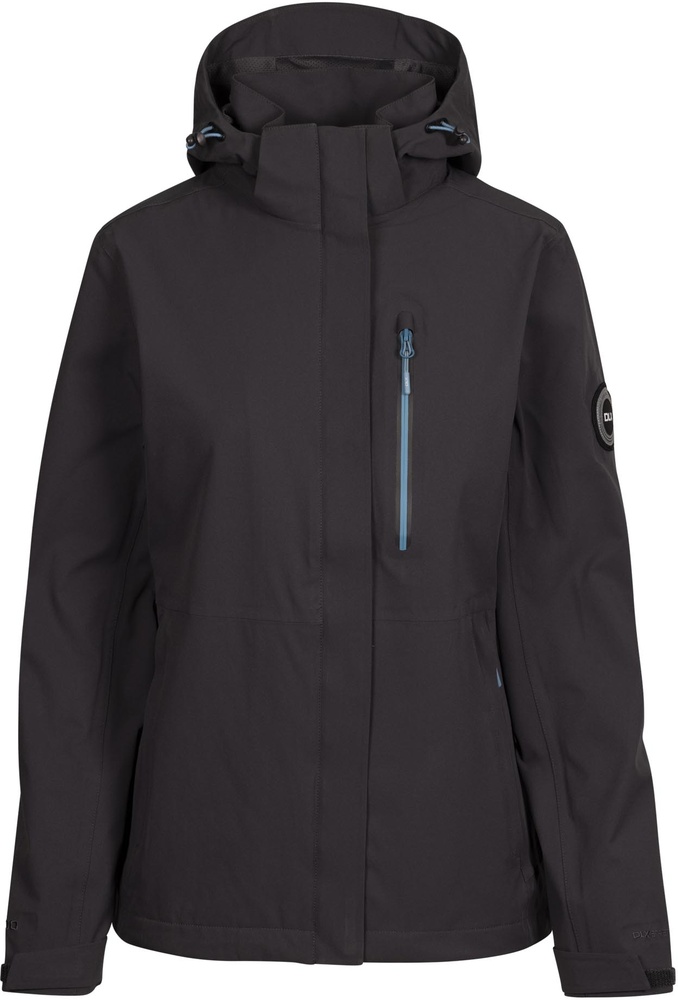 DLXDamenRegenjackeKatya-DlxRainwearJacketDarkGrey-XXS