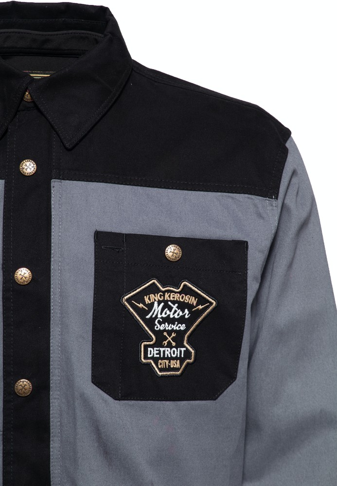 KingKerosinFunktionshemdKKI110003Grau