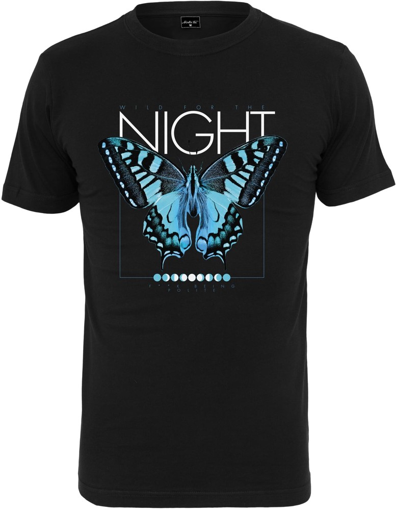 MisterTeeT-Shirt3ButterfliesTeeBlack