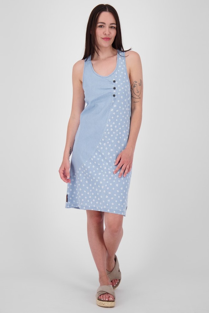 AlifeKickinDamenSommerkleidCameAKBDressLightDenim-S