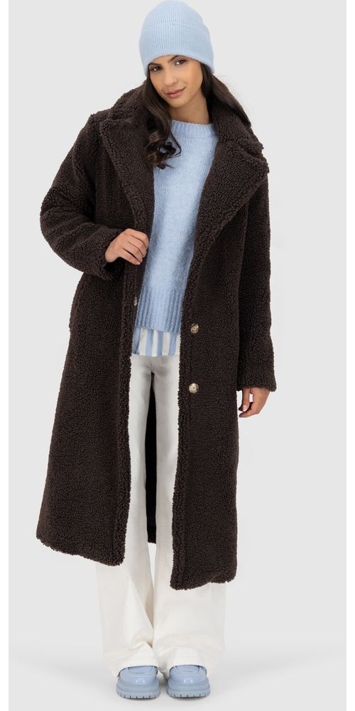 AlifeKickinDamenWinterjackeHariAKATeddyCoat11362-9999GroundCoffee-L