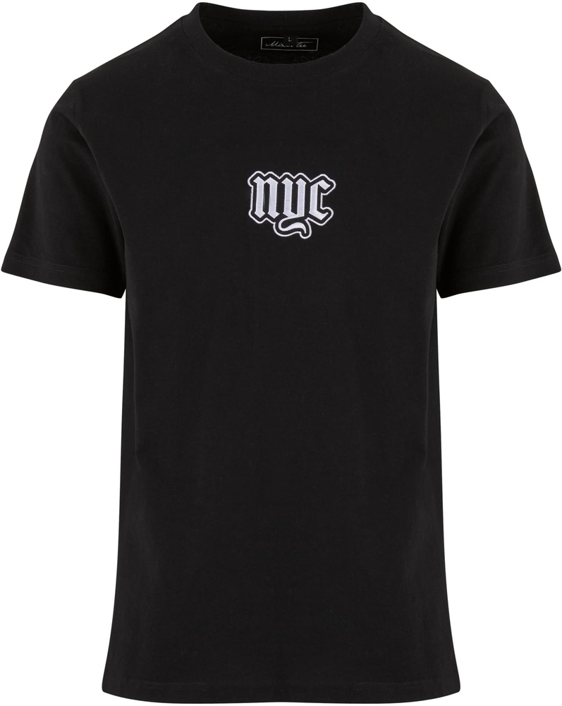 MisterTeeNYCOldEnglishWordingPatchTeeMT3695