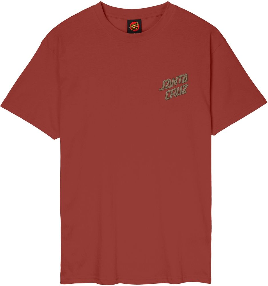 SantaCruzScreamingGrizzlyT-ShirtSCM-T3222DarkRust-M