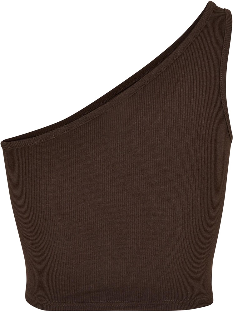 UrbanClassicsDamenLadiesCroppedAsymmetricTop