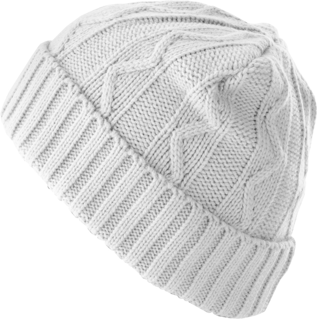MSTRDSBeanieBeanieCableFlapWhite