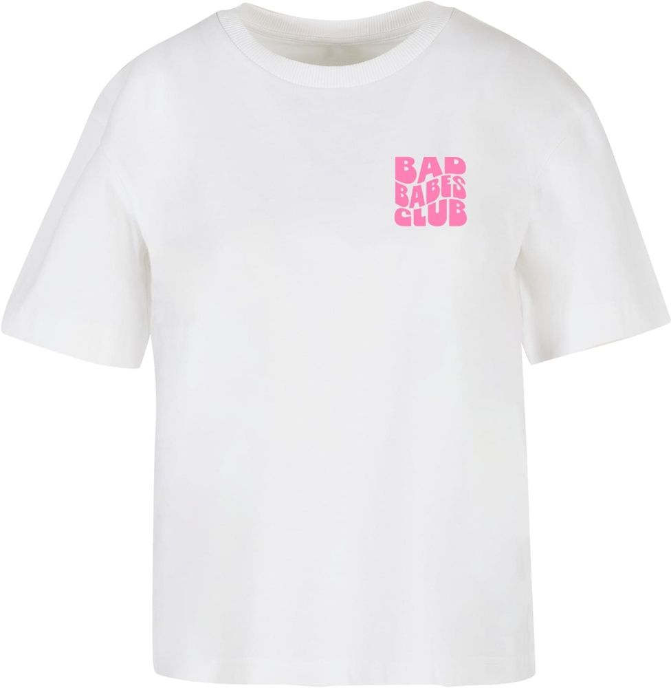 MissTeeDamenT-ShirtBadBabesClubTeeMST076White-3XL