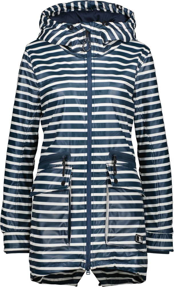 AlifeKickinDamenRegenjackeAudreyAKBRaincoatMarine-2XL
