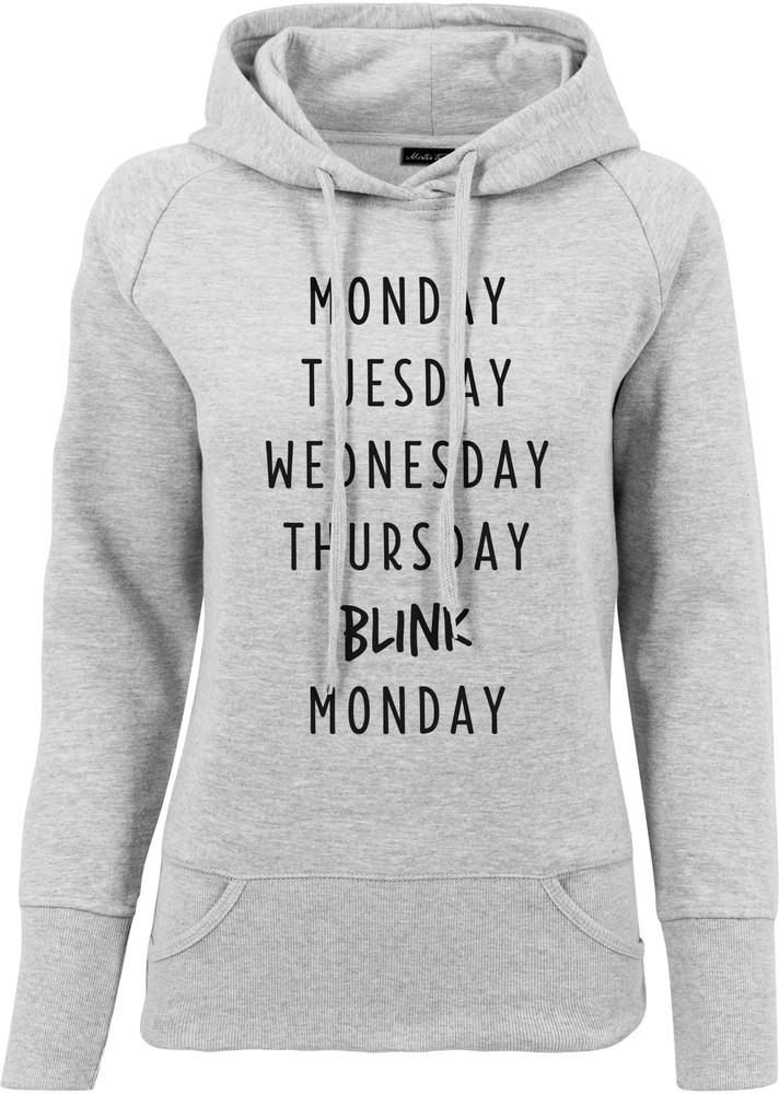 MisterTeeDamenLadiesBlinkHoodyGrey-XL