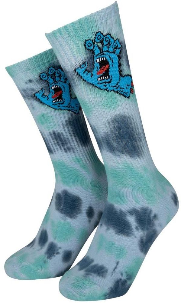 SantaCruzScreamingHandTieDyeSockSCM-A1916