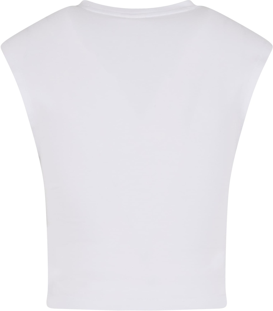 UrbanClassicsDamenLadiesCroppedWrappedTopTB7450White-3XL