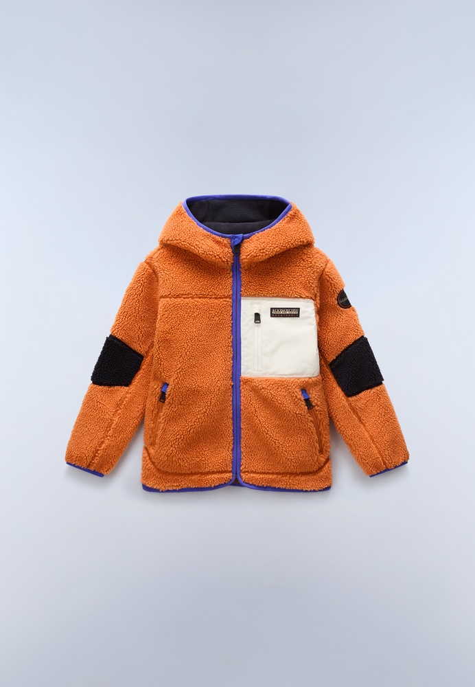 NapapijriKinderHoodieKYupikFzh3NP0A4HG1OrangePumpkinA68-98-104