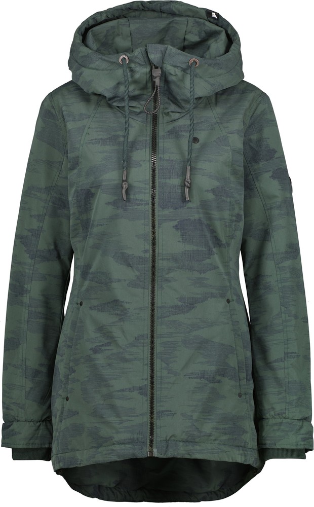 AlifeKickinDamenJackeLilouAKBJacketDarkForest-2XL