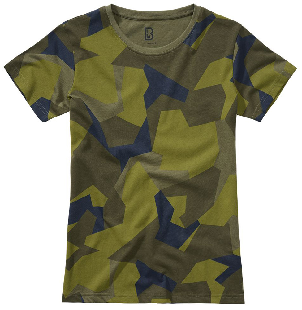BranditDamenLadiesT-ShirtSwedishCamo-XS