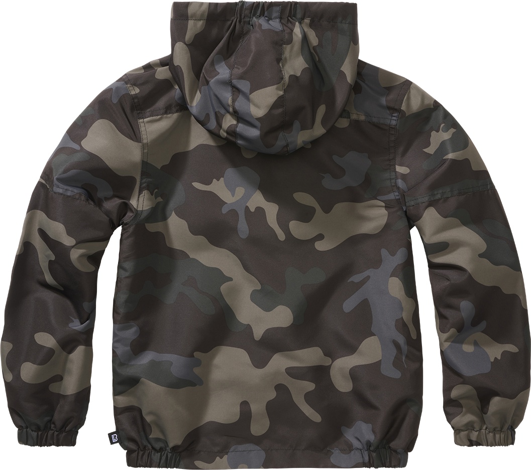 BranditKinderJackeKidsSummerwindbreakerFrontzipDarkcamo-122128