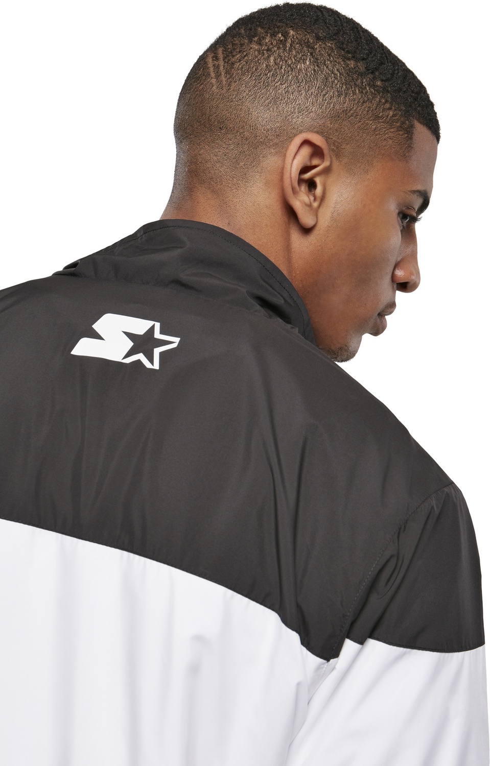 StarterBlackLabelJackeBlockJacketBlackWhite