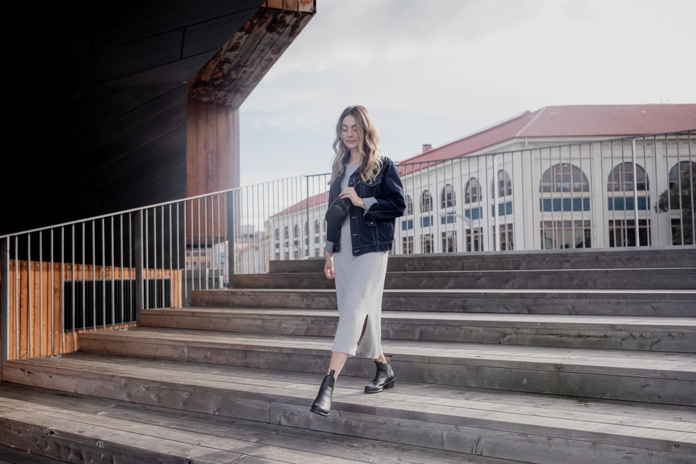 BlundstoneDamenStiefelBoots2231BlackMicrofibreWomensHeeledVegan