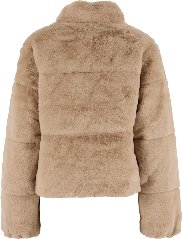 UrbanClassicsDamenSteppjackeLadiesShortFauxFurPufferJacketTB7935