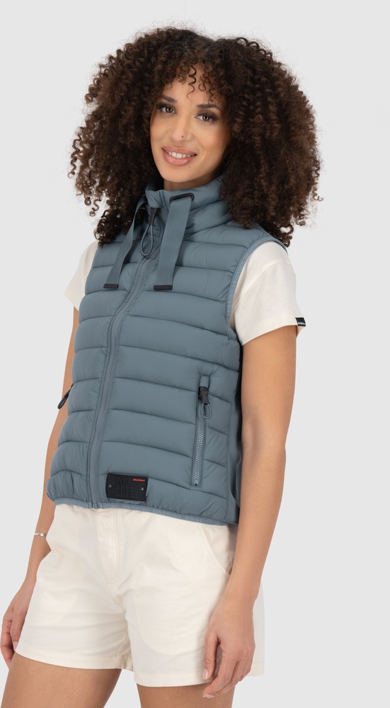 AlifeKickinDamenbergangsjackeRujaAKAShortVest11508-9999Basalt-L