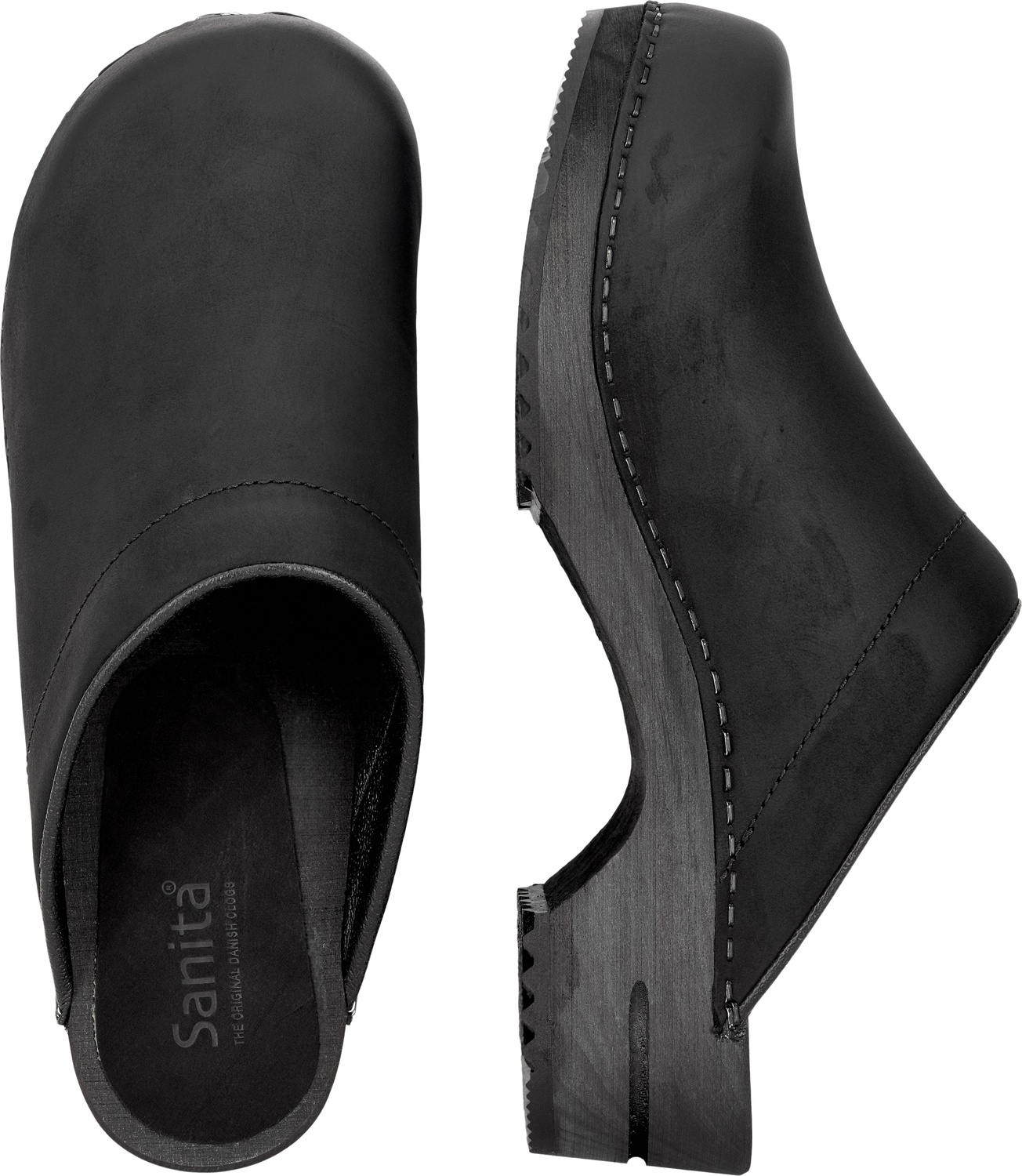 SanitaOffenerClogWood-ChristianOpenBlack