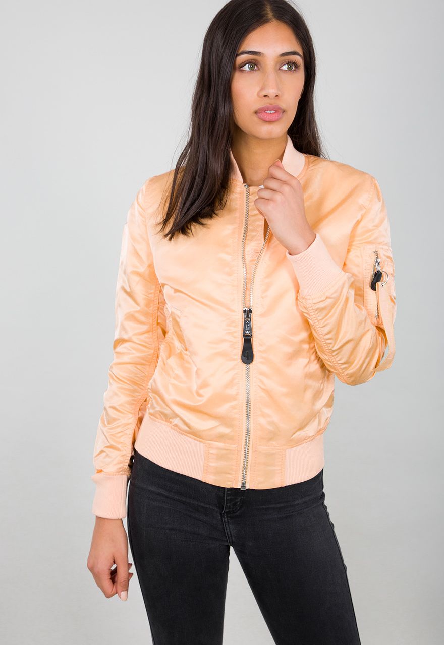 AlphaIndustriesDamenJackeMA-1VFLWWomenApricot-XS